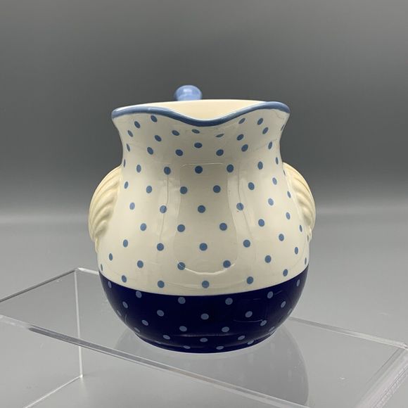 Gorham Lenox She Sells Seashells Blue Creamer Merry Go Round Syrup Server Clam - Picture 3 of 6